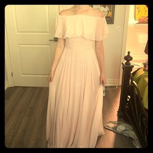 After Six Off the Shoulder Neckline dress